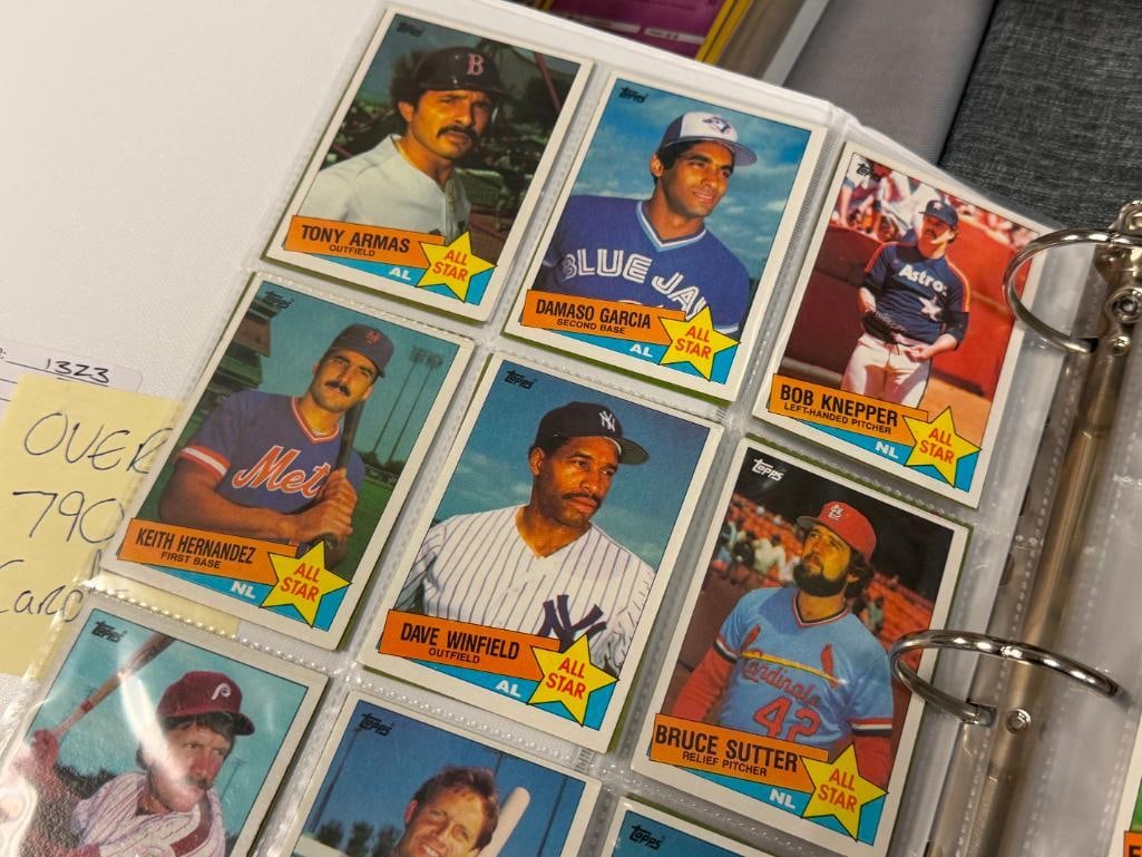 1985 TOPPS COMPLETE BASEBALL CARD SET INCLUDES MARK MCGWIRE, ROGER CLEMENS, KIRBY PUCKETT, ETC. - 4
