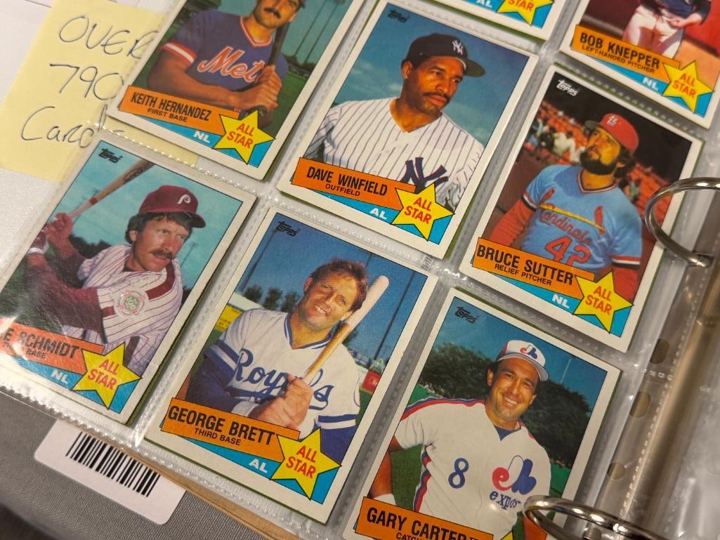 1985 TOPPS COMPLETE BASEBALL CARD SET INCLUDES MARK MCGWIRE, ROGER CLEMENS, KIRBY PUCKETT, ETC. - 5