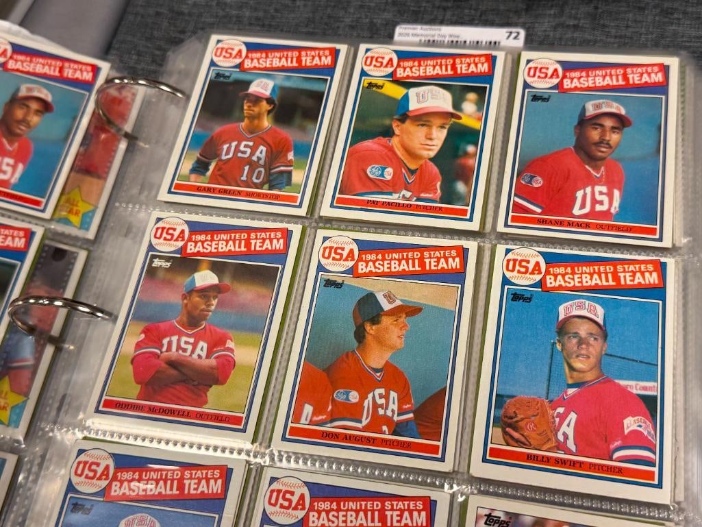 1985 TOPPS COMPLETE BASEBALL CARD SET INCLUDES MARK MCGWIRE, ROGER CLEMENS, KIRBY PUCKETT, ETC. - 8