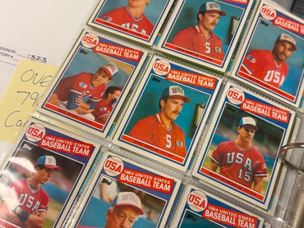 1985 TOPPS COMPLETE BASEBALL CARD SET INCLUDES MARK MCGWIRE, ROGER CLEMENS, KIRBY PUCKETT, ETC. - 9