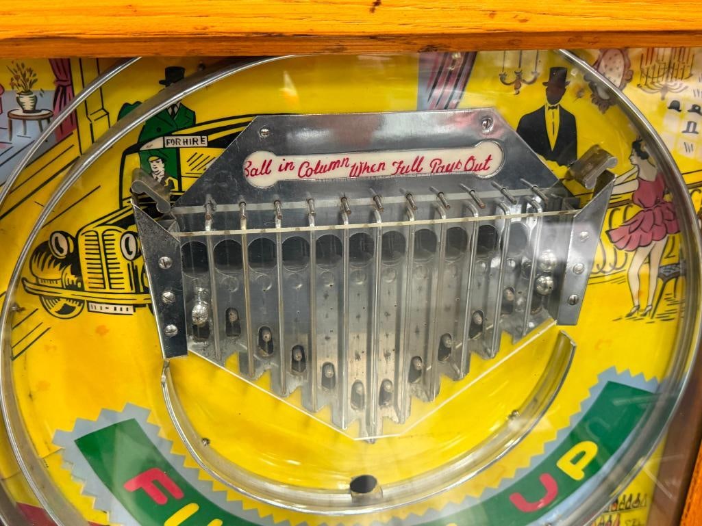 VINTAGE RUFFLER & WALKER FILL EM UP ALLWIN ARCADE / AMUSEMENT GAME CIRCA 1950'S - 3