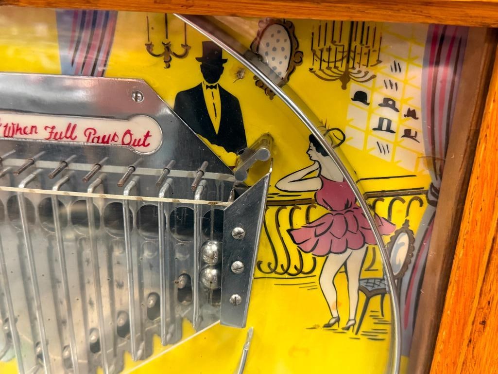 VINTAGE RUFFLER & WALKER FILL EM UP ALLWIN ARCADE / AMUSEMENT GAME CIRCA 1950'S - 4