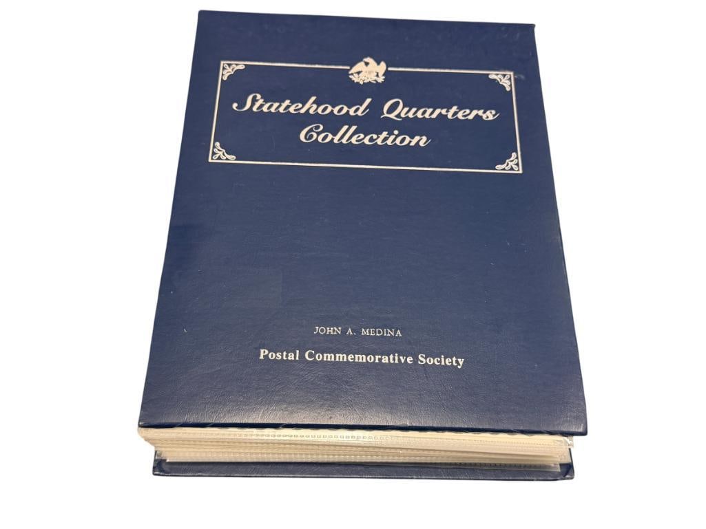 VOL. 1 1999 UNITED STATES COLLECTOR'S STATEHOOD QUARTERS POSTAL COMMEMORATIVE SOCIETY: INCLUDES 25 STATES FOR WHICH QUARTERS ARE ISSED IN ORDER OF WHEN STATES JOINED THE UNION
