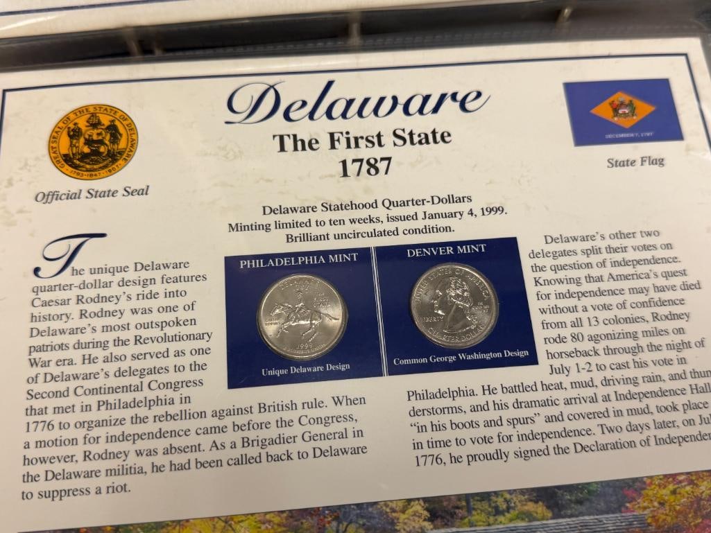 VOL. 1 1999 UNITED STATES COLLECTOR'S STATEHOOD QUARTERS POSTAL COMMEMORATIVE SOCIETY - 4