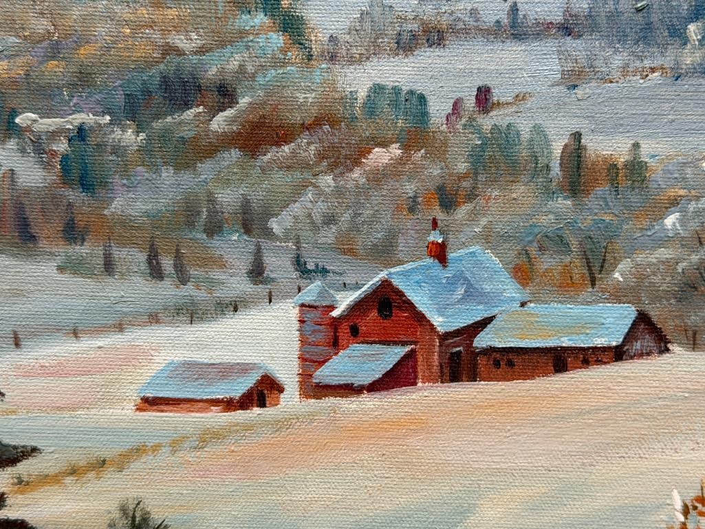 TRACY ADAMS ORIGINAL ACRYLIC ON CANVAS LANDSCAPE PAINTING - 3