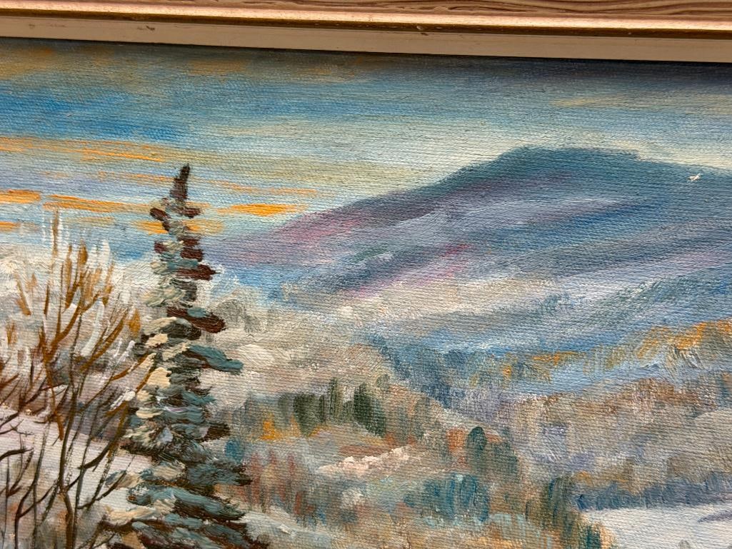 TRACY ADAMS ORIGINAL ACRYLIC ON CANVAS LANDSCAPE PAINTING - 4