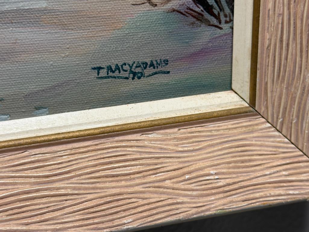 TRACY ADAMS ORIGINAL ACRYLIC ON CANVAS LANDSCAPE PAINTING - 5