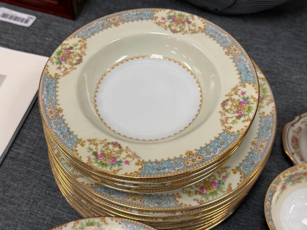 VINTAGE NORITAKE JAPANESE CHINA CLERMONT PATTERN CHINA MADE IN OCCUPIED JAPAN DISCONTINUED - 5