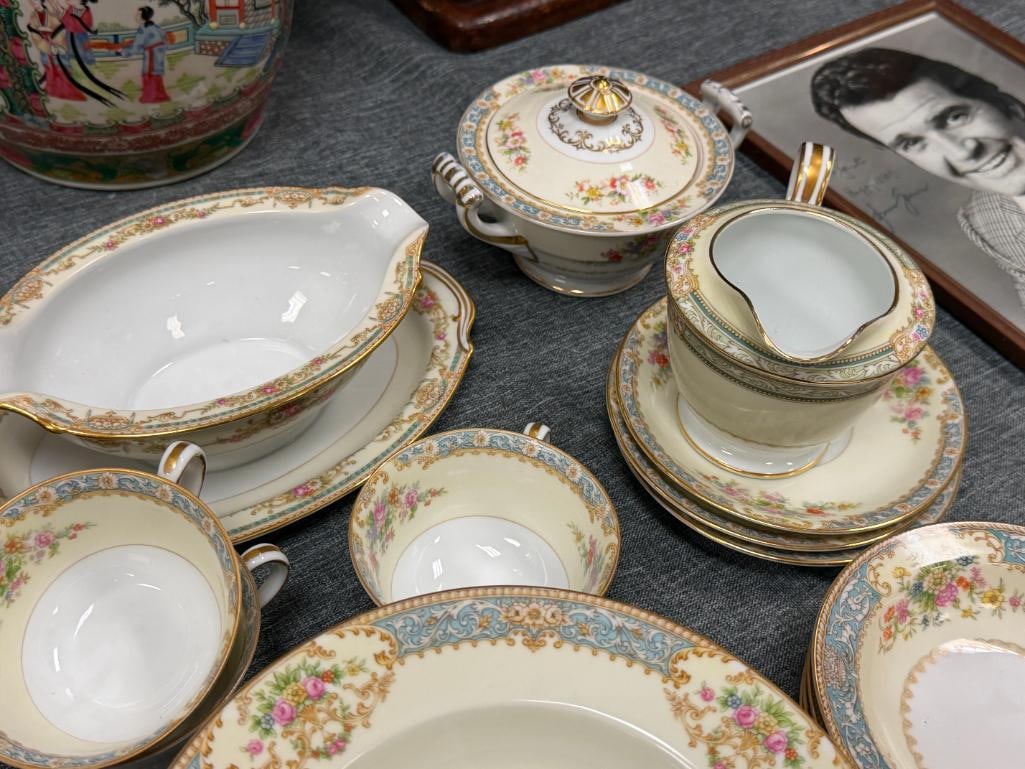 VINTAGE NORITAKE JAPANESE CHINA CLERMONT PATTERN CHINA MADE IN OCCUPIED JAPAN DISCONTINUED - 6