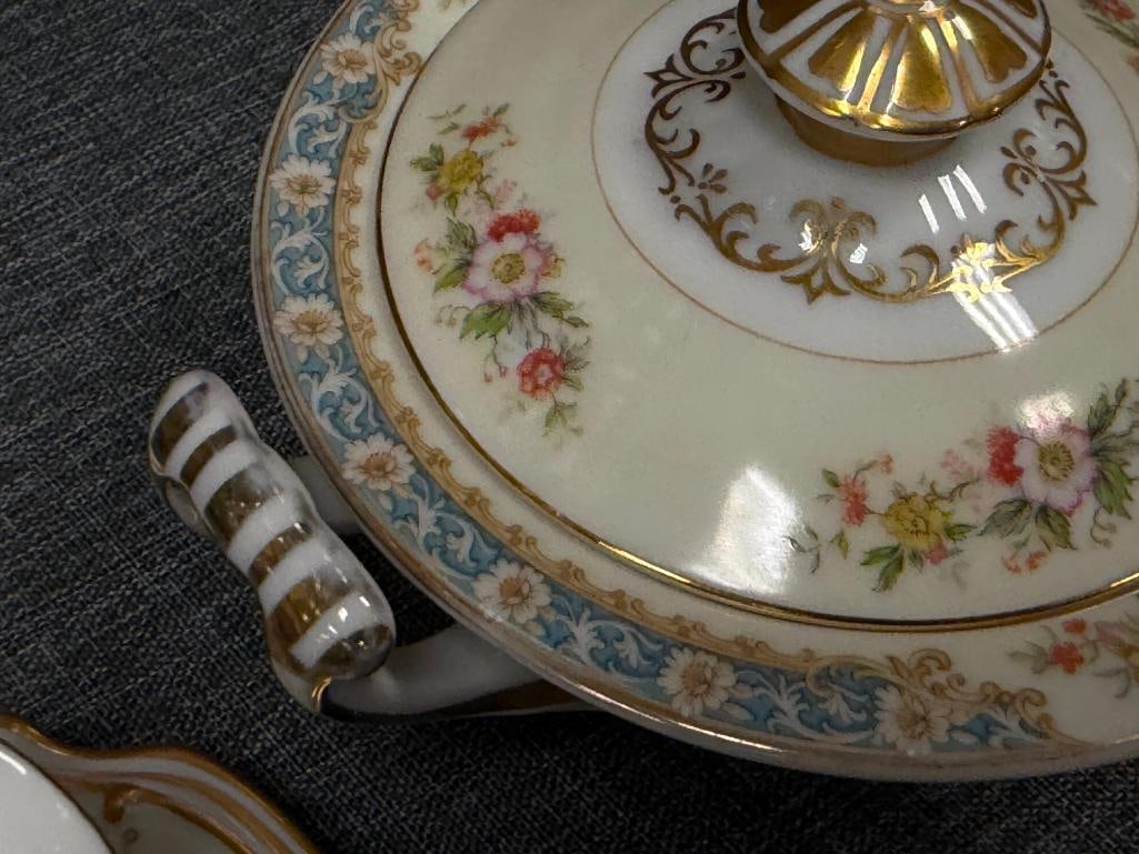VINTAGE NORITAKE JAPANESE CHINA CLERMONT PATTERN CHINA MADE IN OCCUPIED JAPAN DISCONTINUED - 8