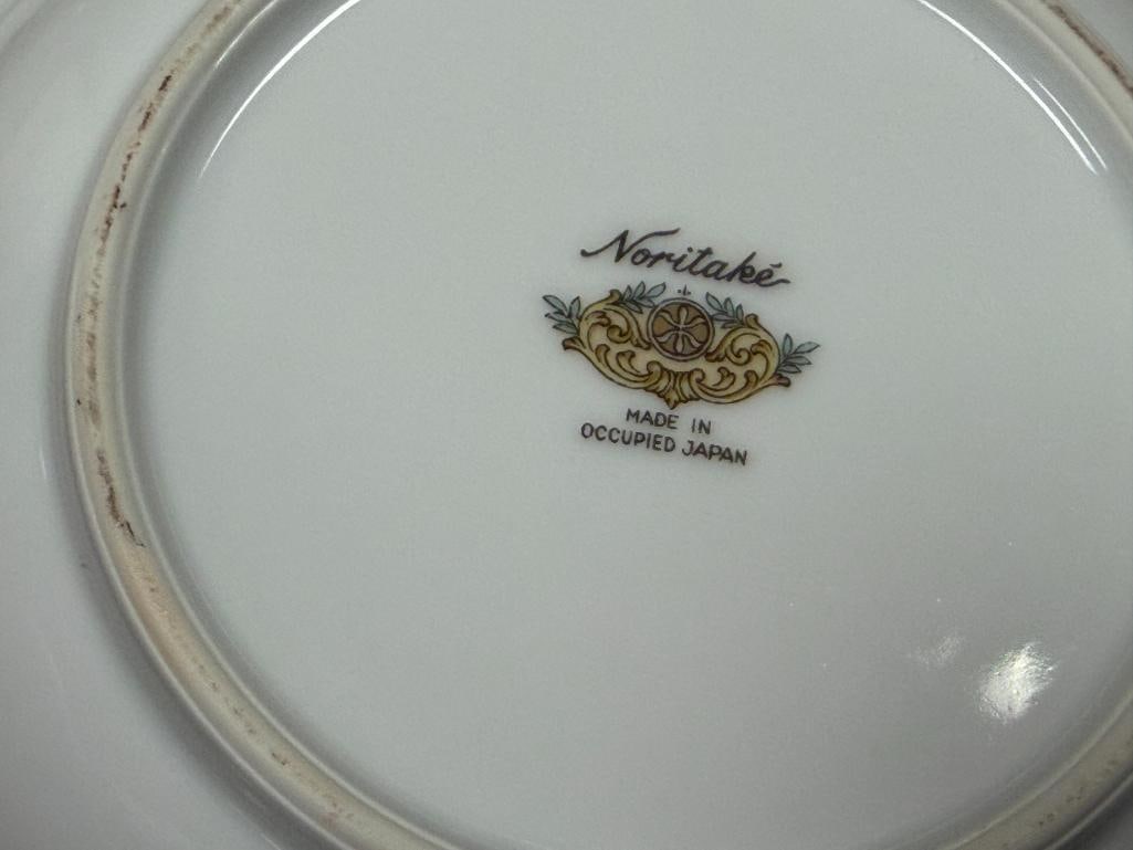 VINTAGE NORITAKE JAPANESE CHINA CLERMONT PATTERN CHINA MADE IN OCCUPIED JAPAN DISCONTINUED - 9
