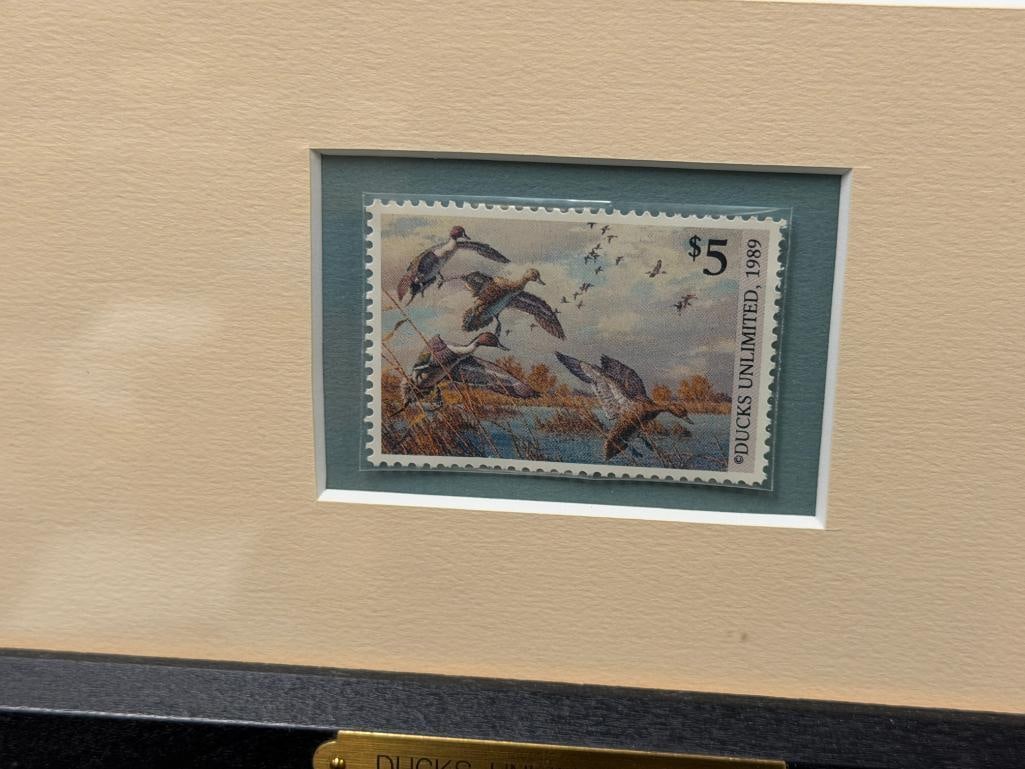 HARRY C. ADAMSON WILDLIFE ARTIST LIMITED EDITION DUCKS UNLIMITED 1989 DUCK STAMP PRINT NO. 2385/5... - 6