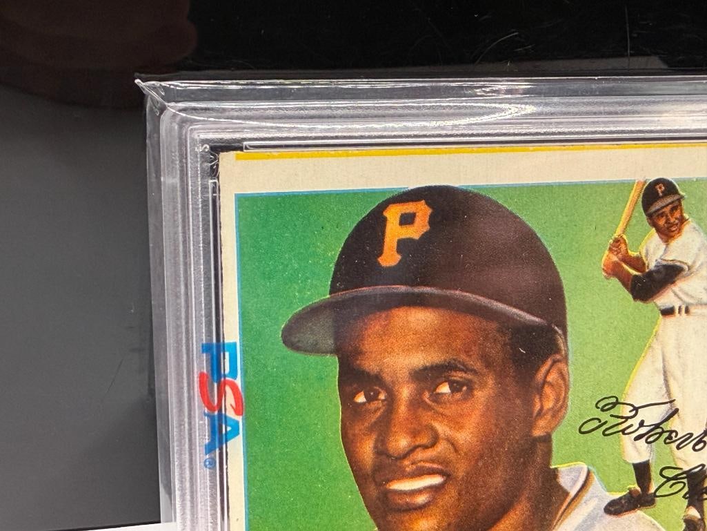 1955 TOPPS #164 ROBERTO CLEMENTE BASEBALL CARD PSA PR 1 (MC) - 4