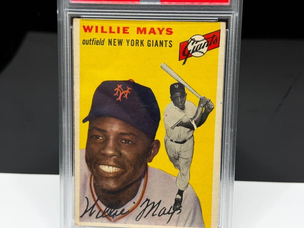 1954 TOPPS #90 WILLIE MAYS BASEBALL CARD PSA GOOD 2 - 3