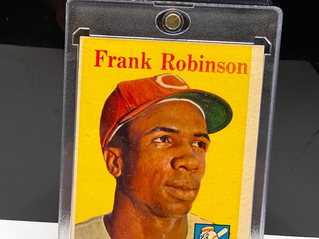 1958 TOPPS #285 FRANK ROBINSON BASEBALL CARD - 3