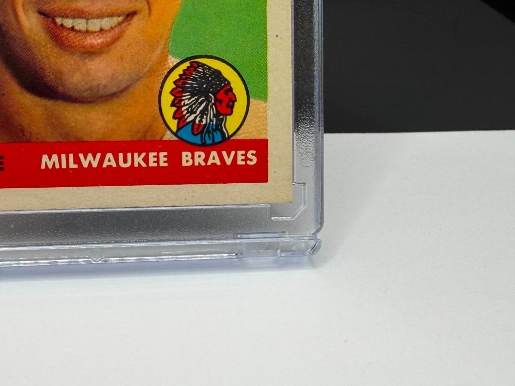 1958 TOPPS #440 ED MATHEWS BASEBALL CARD - 6