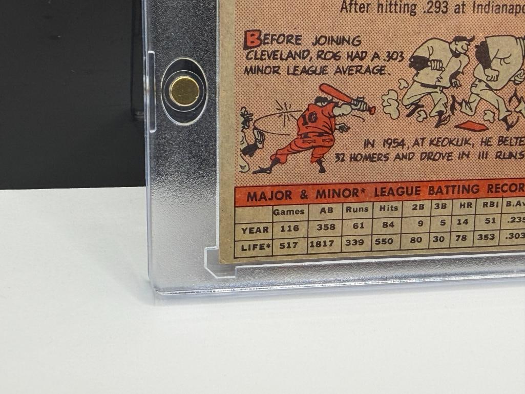1958 TOPPS #47 ROGER MARIS BASEBALL CARD - 8