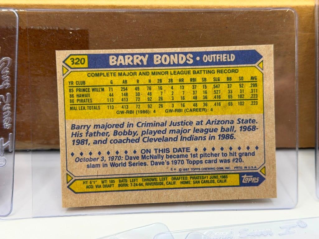 1987 COMPLETE TOPPS BASEBALL CARD SET #1-792 BO JACKSON BARRY BONDS CAL RIPKEN, MARK MCGWIRE - 11