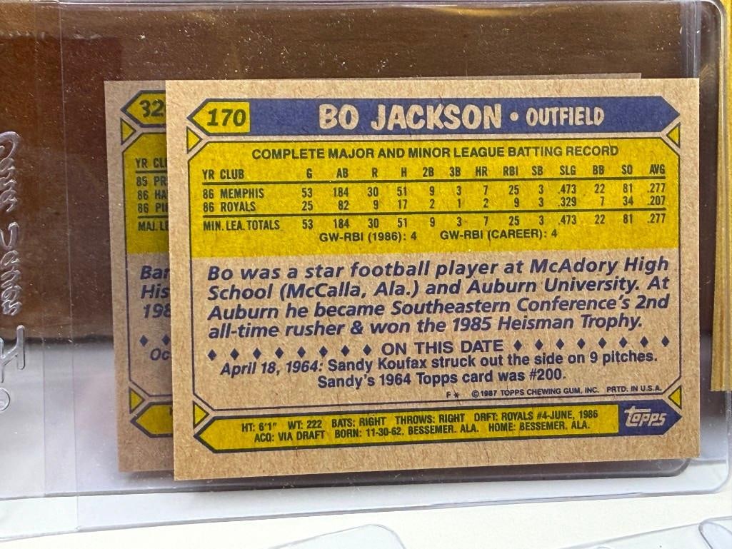 1987 COMPLETE TOPPS BASEBALL CARD SET #1-792 BO JACKSON BARRY BONDS CAL RIPKEN, MARK MCGWIRE - 14