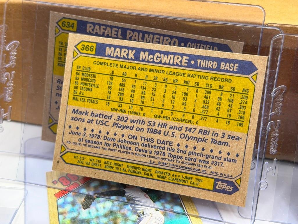 1987 COMPLETE TOPPS BASEBALL CARD SET #1-792 BO JACKSON BARRY BONDS CAL RIPKEN, MARK MCGWIRE - 15