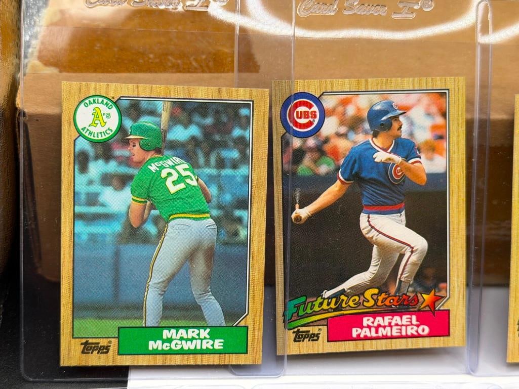 1987 COMPLETE TOPPS BASEBALL CARD SET #1-792 BO JACKSON BARRY BONDS CAL RIPKEN, MARK MCGWIRE - 7