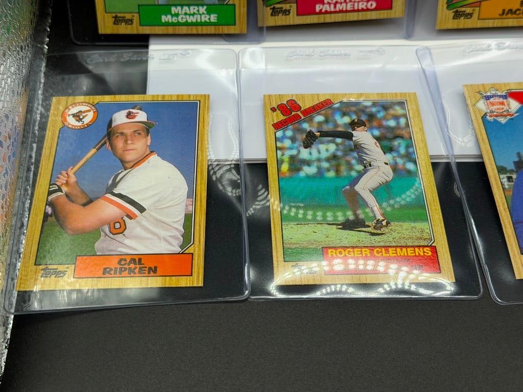 1987 COMPLETE TOPPS BASEBALL CARD SET #1-792 BO JACKSON BARRY BONDS CAL RIPKEN, MARK MCGWIRE - 9
