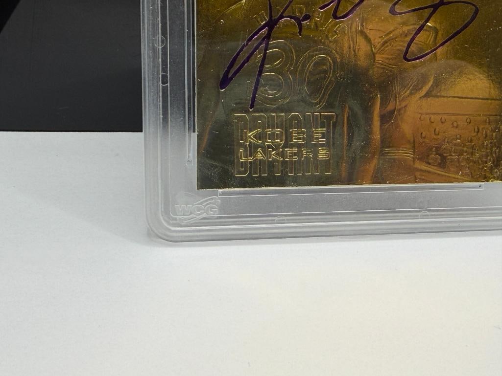 1996-1997 FLEER 23K GOLD KOBE BRYANT ROOKIE BASKETBALL CARD GRADED 10 AND 1998 COLLECTOR'S EDGE C... - 13