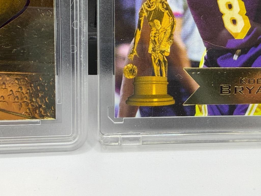 1996-1997 FLEER 23K GOLD KOBE BRYANT ROOKIE BASKETBALL CARD GRADED 10 AND 1998 COLLECTOR'S EDGE C... - 5