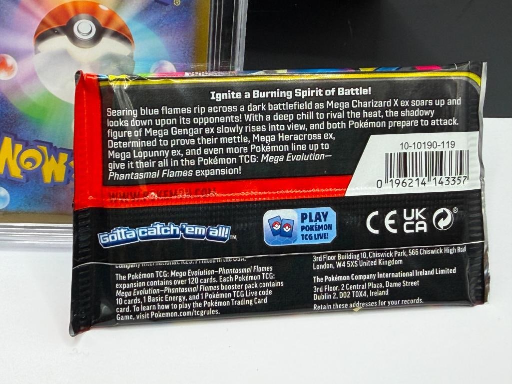 2022 POKEMON #014 SWISH CHARIZARD VSTAR UNIVERSE CARD ZGA GRADED GEM MT 10 & PHANTASMAL FLAMES PACK - 12