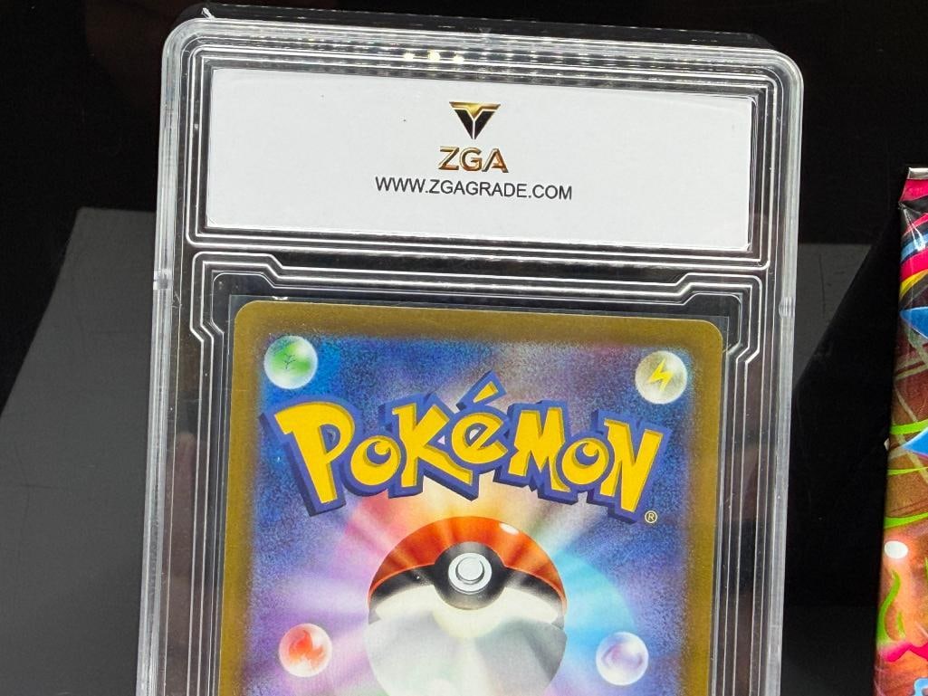2022 POKEMON #014 SWISH CHARIZARD VSTAR UNIVERSE CARD ZGA GRADED GEM MT 10 & PHANTASMAL FLAMES PACK - 7
