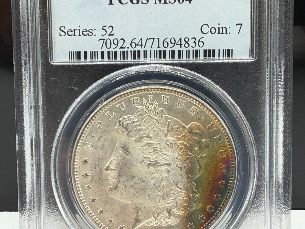 1879-S U.S. MORGAN SILVER DOLLAR PCGS MS64 - 4
