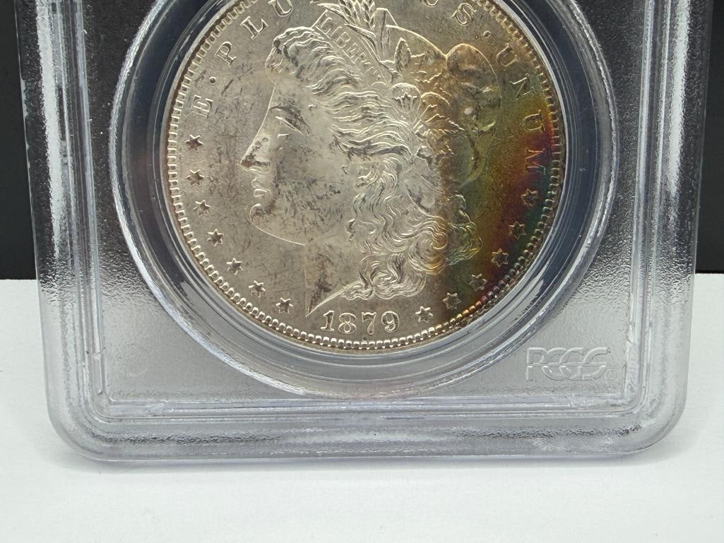 1879-S U.S. MORGAN SILVER DOLLAR PCGS MS64 - 5