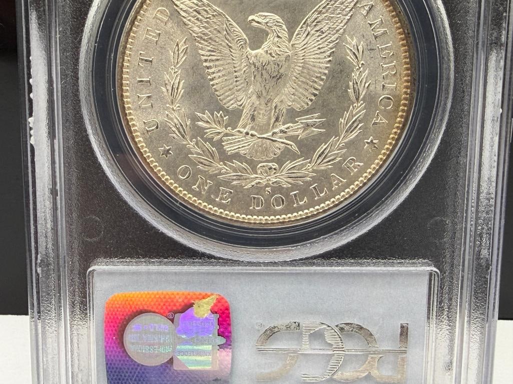 1879-S U.S. MORGAN SILVER DOLLAR PCGS MS64 - 9