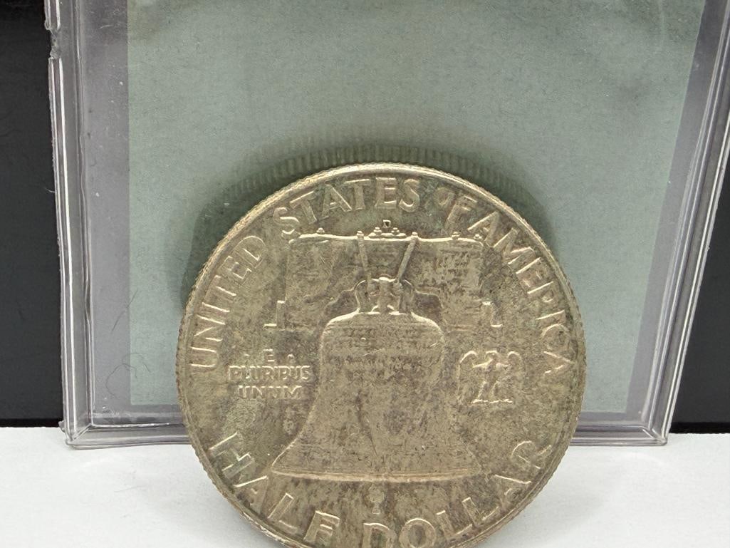 1948-D U.S. FRANKLIN SILVER HALF DOLLAR - 6