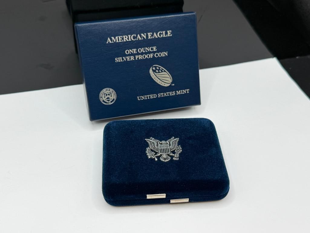 2008 AMERICAN SILVER EAGLE .999 FINE SILVER PROOF DOLLAR - 10