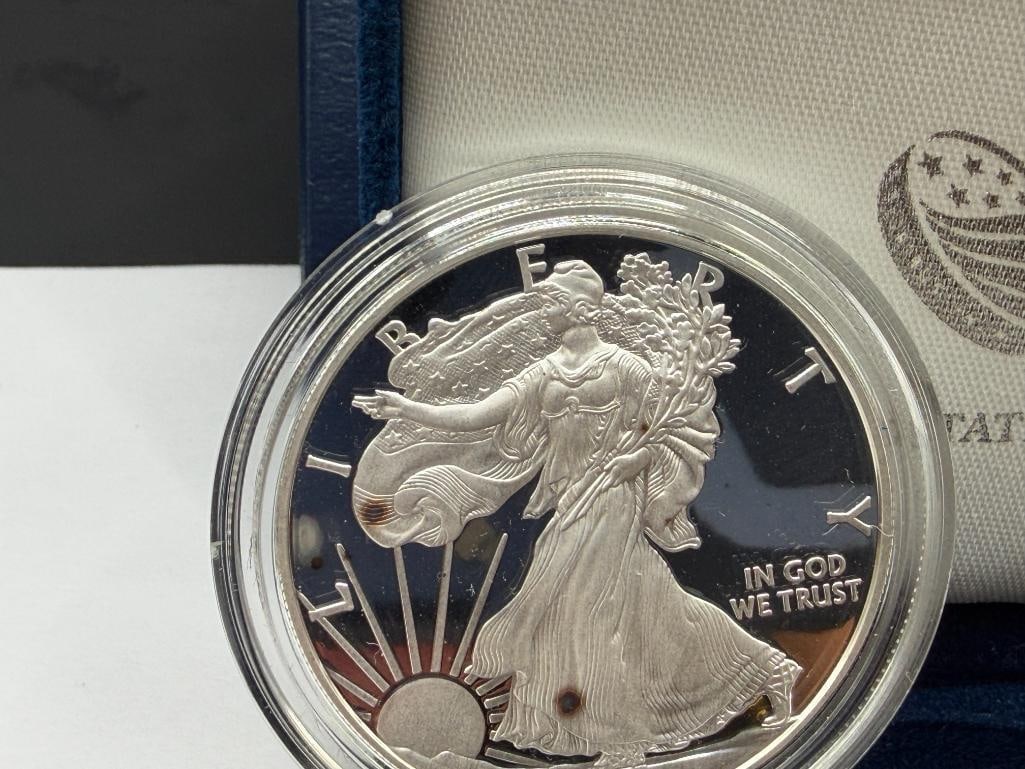 2008 AMERICAN SILVER EAGLE .999 FINE SILVER PROOF DOLLAR - 5