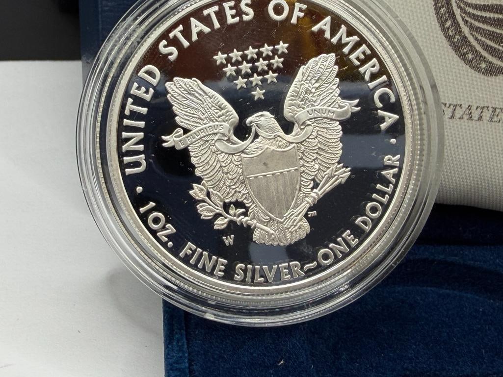 2008 AMERICAN SILVER EAGLE .999 FINE SILVER PROOF DOLLAR - 8
