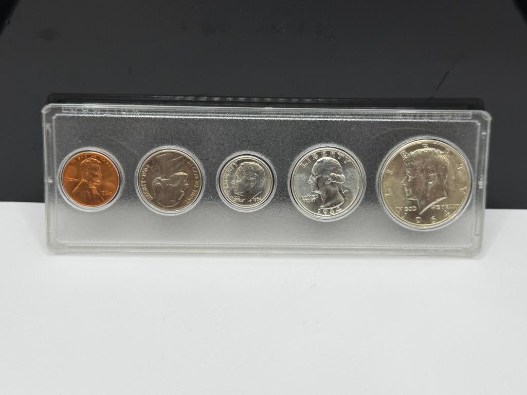 1964 U.S. UNCIRCULATED MINT SET IN WHITMAN'S CASE - 2