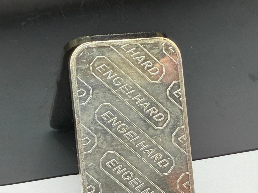 ENGELHARD .999 FINE SILVER BAR - 6