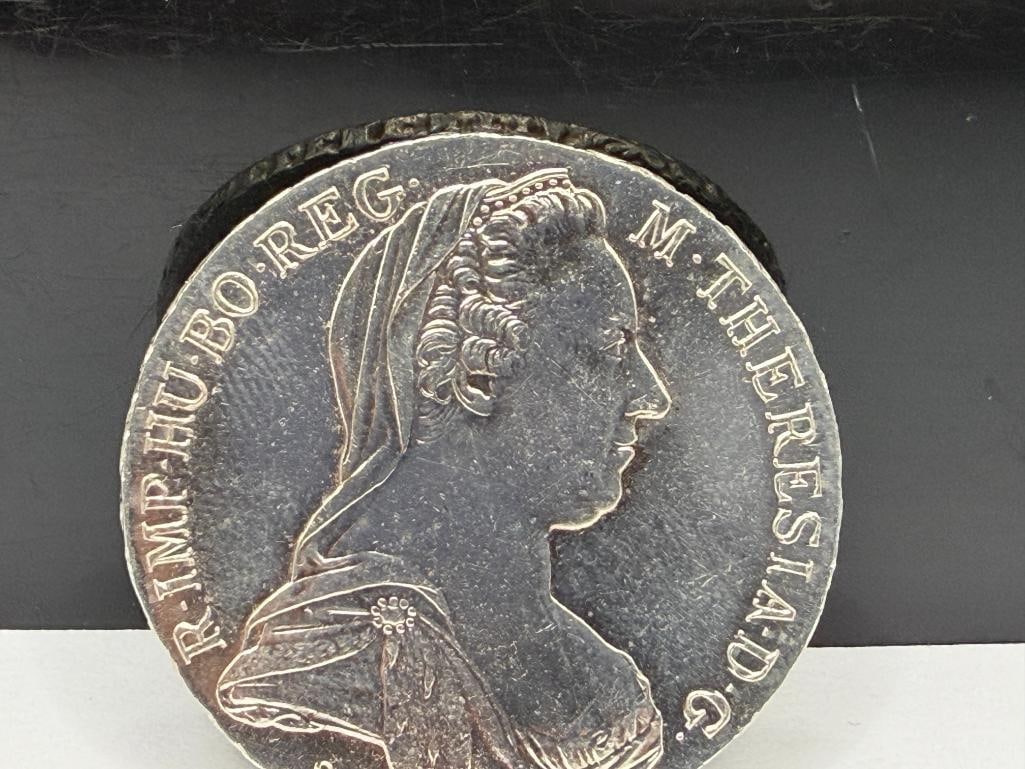 1780 AUSTRIA THALER KM # 1866.2 RESTRIKE SILVER COIN - 3