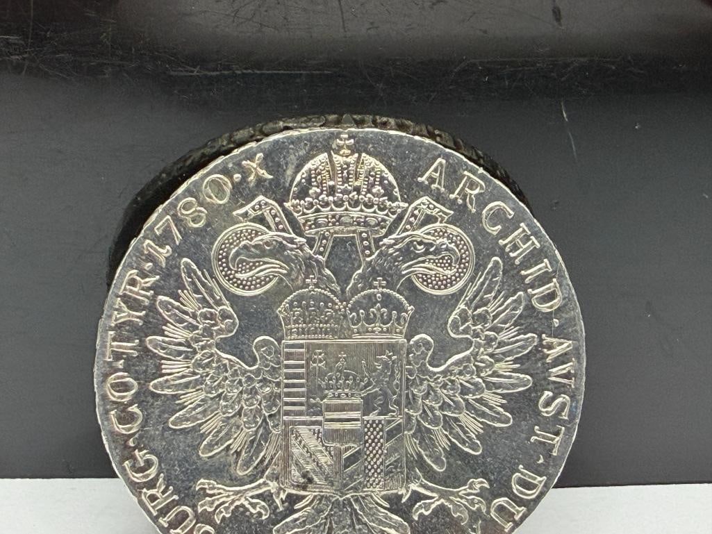 1780 AUSTRIA THALER KM # 1866.2 RESTRIKE SILVER COIN - 6