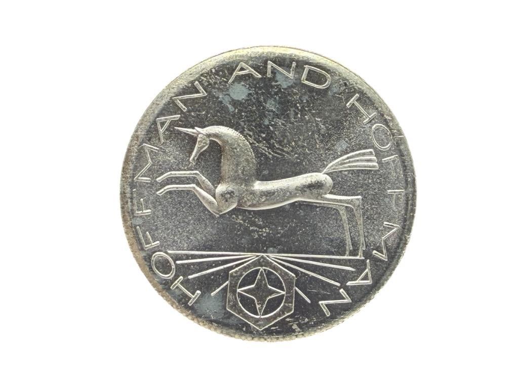 HOFFMAN AND HOFFMAN .999 FINE SILVER ROUND: 1 TROY OUNCE