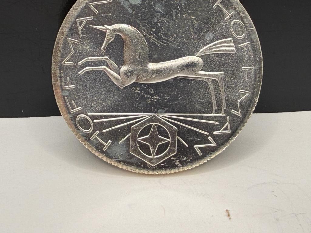 HOFFMAN AND HOFFMAN .999 FINE SILVER ROUND - 3