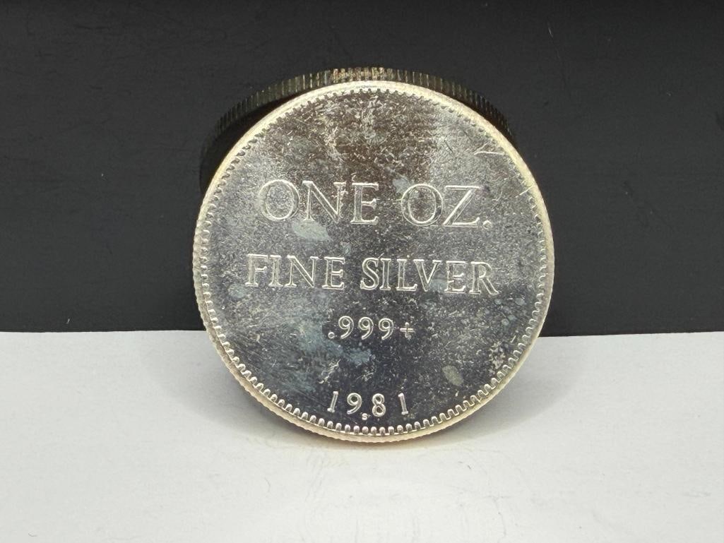 HOFFMAN AND HOFFMAN .999 FINE SILVER ROUND - 4
