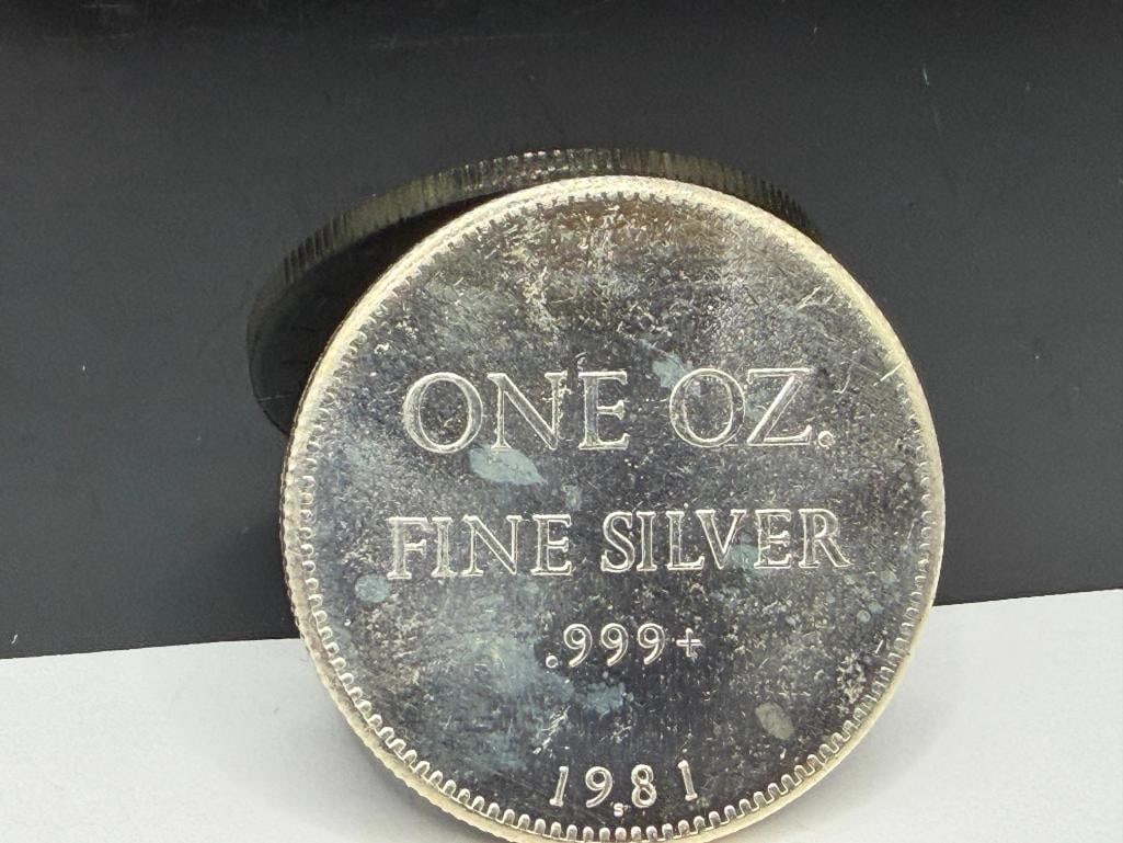 HOFFMAN AND HOFFMAN .999 FINE SILVER ROUND - 5