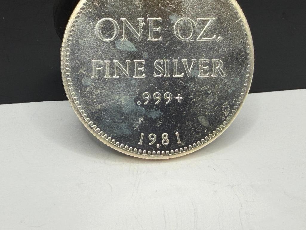 HOFFMAN AND HOFFMAN .999 FINE SILVER ROUND - 6