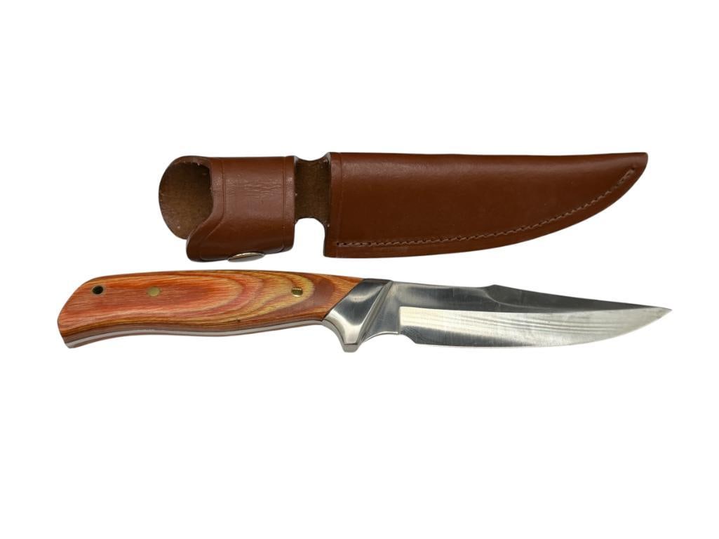FOUNDATION NORTH AMERICAN WILD SHEEP FIXED BLADE KNIFE FEATURING FULL TANG BLADE (1 of 9)