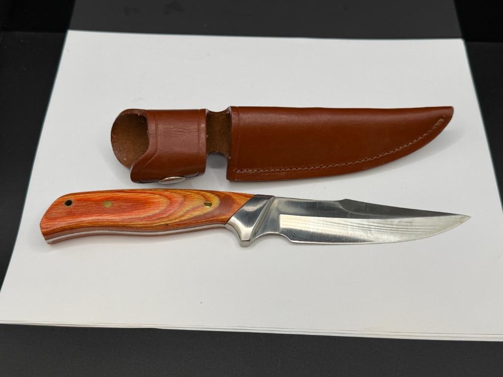 FOUNDATION NORTH AMERICAN WILD SHEEP FIXED BLADE KNIFE FEATURING FULL TANG BLADE - 2