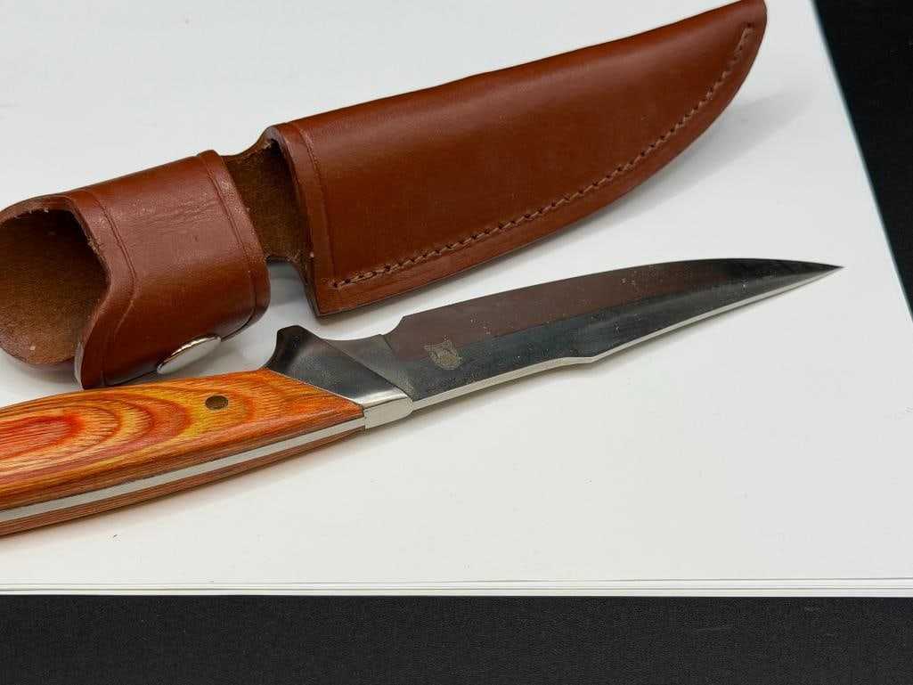 FOUNDATION NORTH AMERICAN WILD SHEEP FIXED BLADE KNIFE FEATURING FULL TANG BLADE - 6