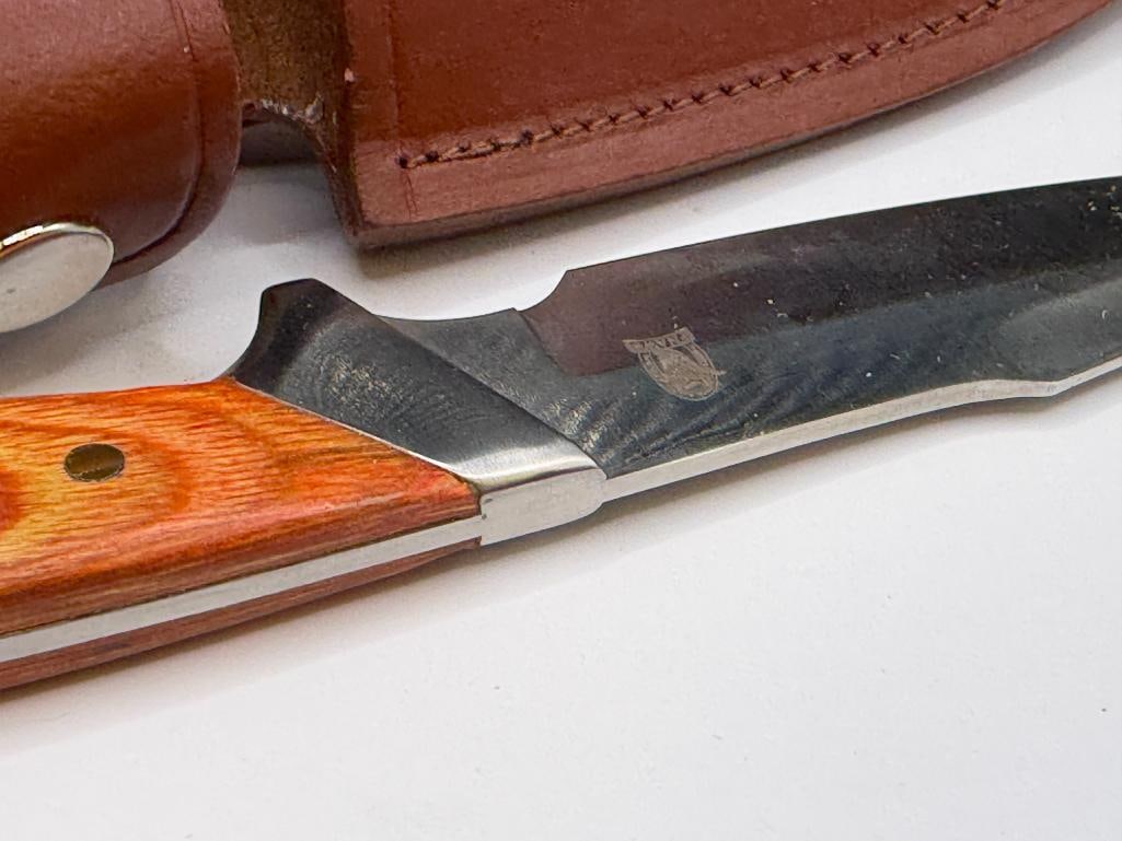 FOUNDATION NORTH AMERICAN WILD SHEEP FIXED BLADE KNIFE FEATURING FULL TANG BLADE - 7